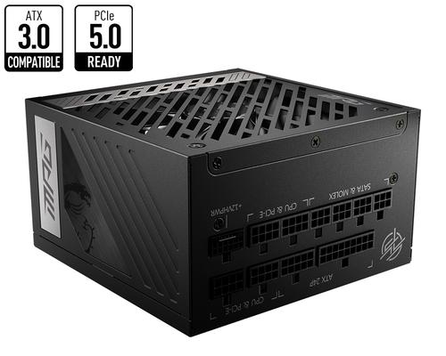 MSI MPG A850G PCIE5 alimentatore per computer 850 W 24 pin ATX ATX Nero